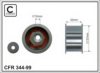 CAFFARO 344-99 Deflection/Guide Pulley, timing belt